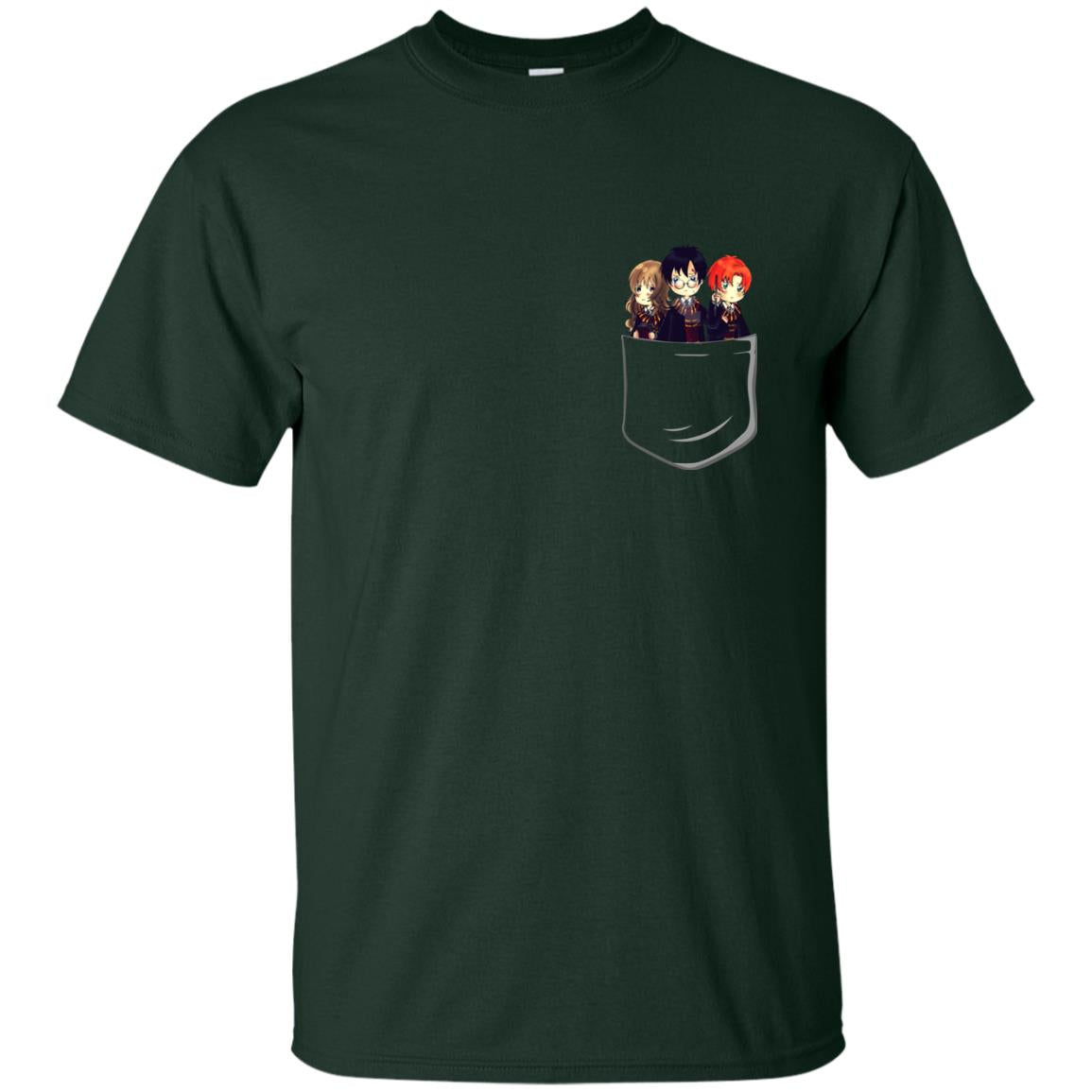 Harry Potter Pocket Movie Lover T-shirt Forest