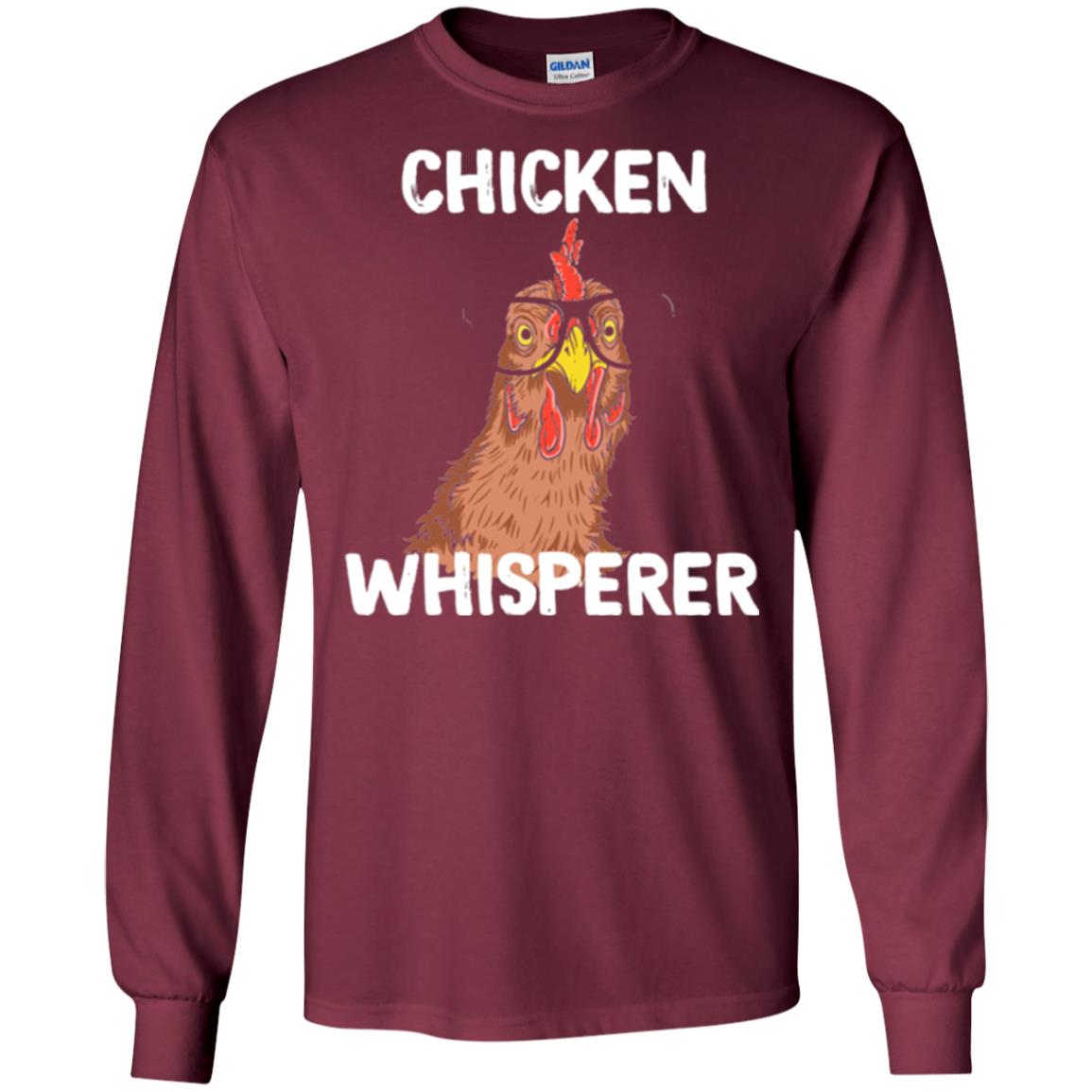Chicken T-shirt Whisperer Maroon