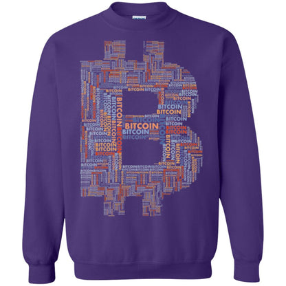 Bitcoin T-shirt Purple