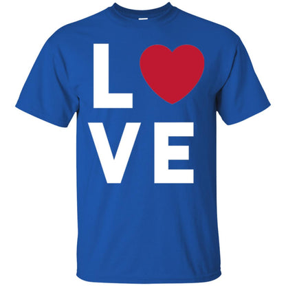 Love Heart T-shirt Royal