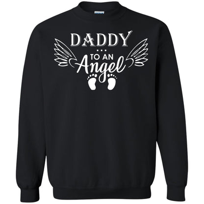 Daddy To An Angle Daddy In Heaven Shirt Black