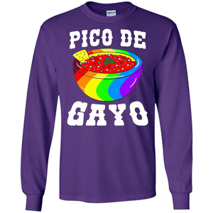 Pico De Gayo Rainbow Lgbt T-shirt