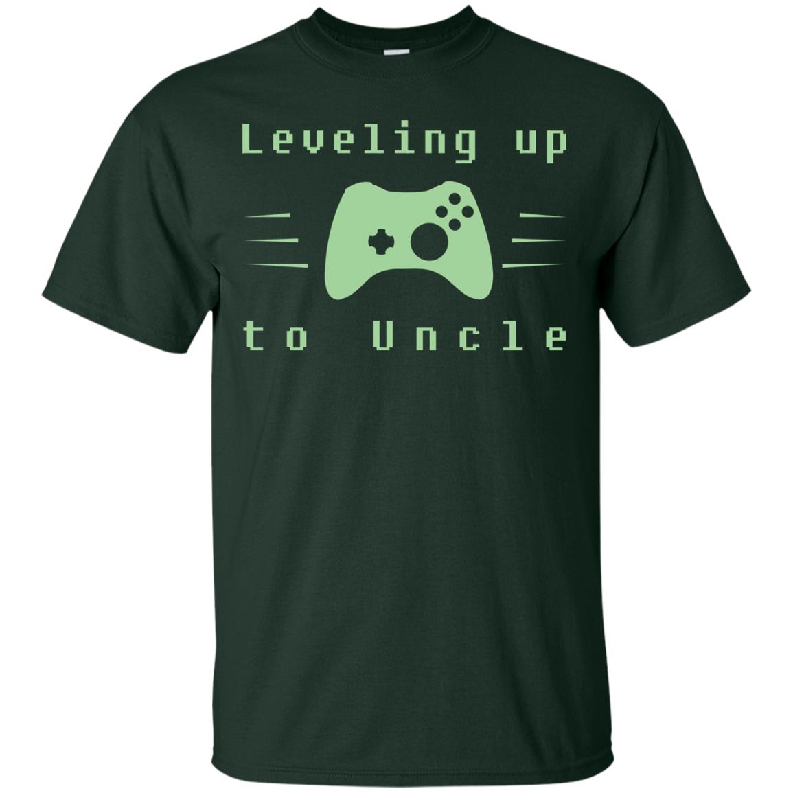 Leveling Up To Uncle Gaming Family Shirt Forest