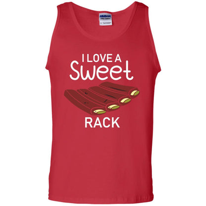 I Love A Sweet Rack Bbq Grill Summer Shirt Red