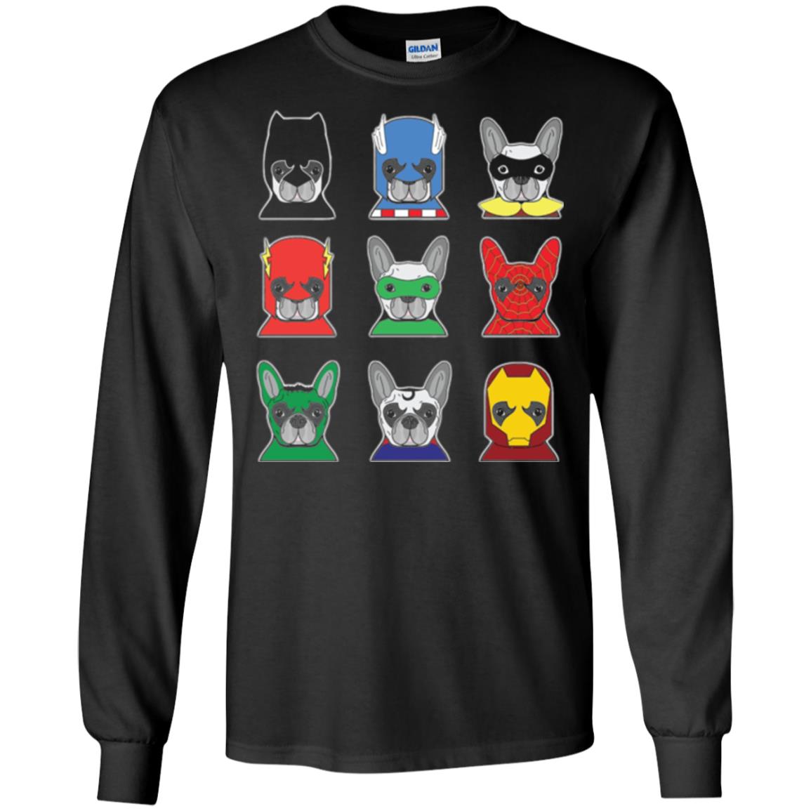 Dog Lover T Shirt Bulldog Bulldogs Heroes Black