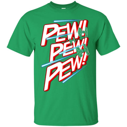 Star Wars T-shirt Pew Pew Pew Irish Green