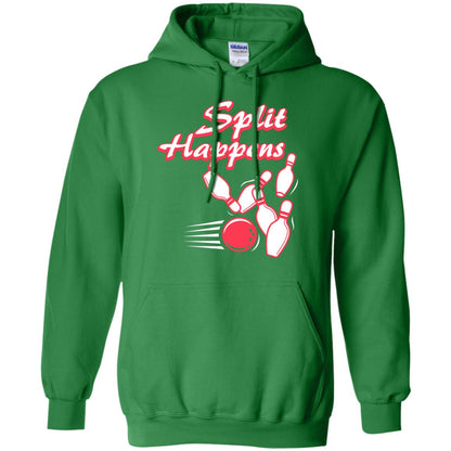 Bowling Lover T-shirt Split Happens Irish Green