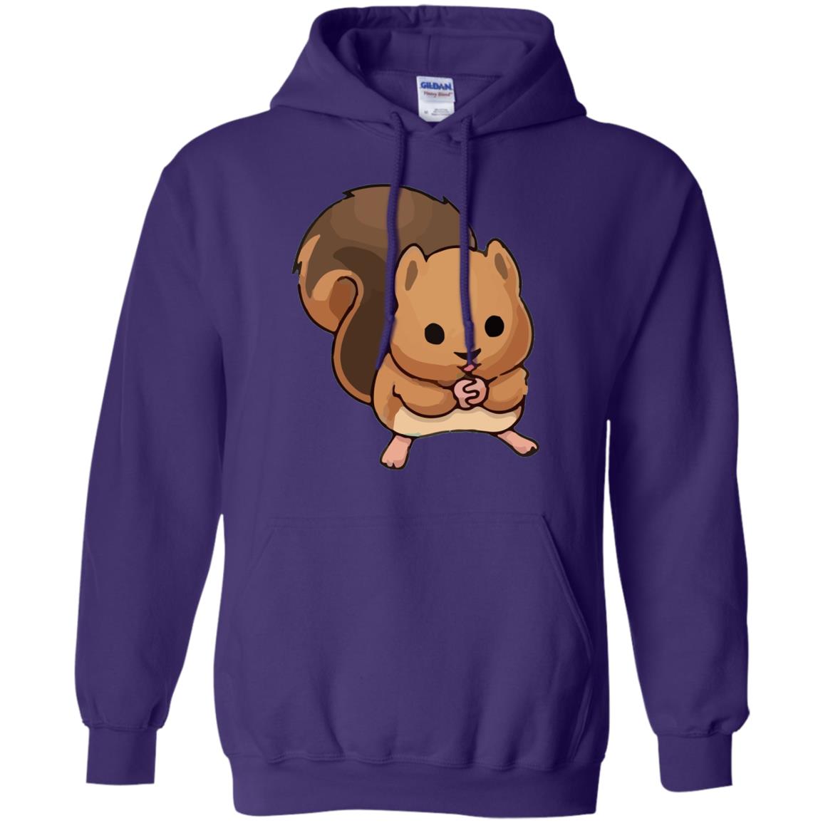 Cute Squirrel Graphic T-shirt Purple