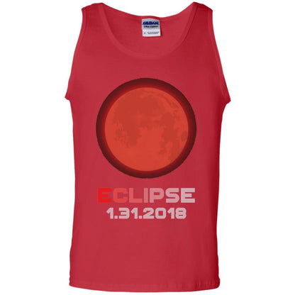 Eclipse January 31st 2018 Total Lunar Eclipse T-shirt Red