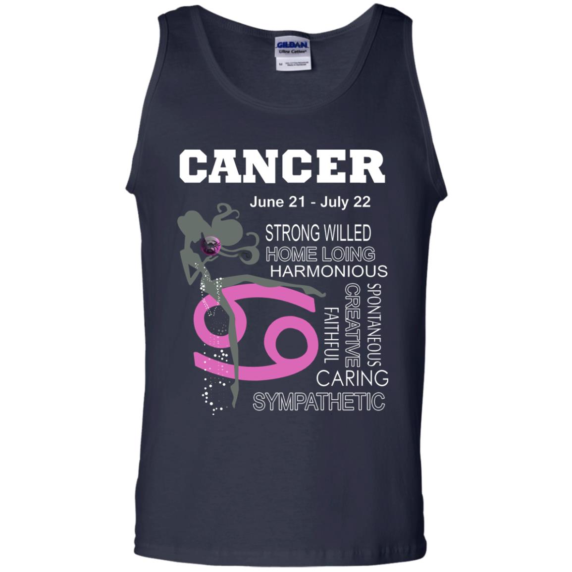 Cancer Strong Willed Home Loing Harmonious Faithful Creative Spontaneous Caring Sympathetic Navy