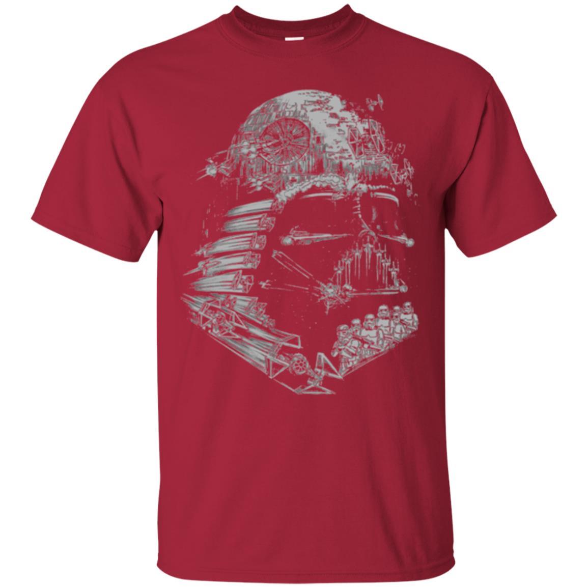 Film T-shirt Star Wars Darth Vader Build The Empire Graphic Cardinal
