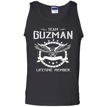 Family T-shirt Team Guzman Lifetime Member Black