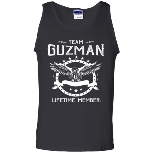 Family T-shirt Team Guzman Lifetime Member Black