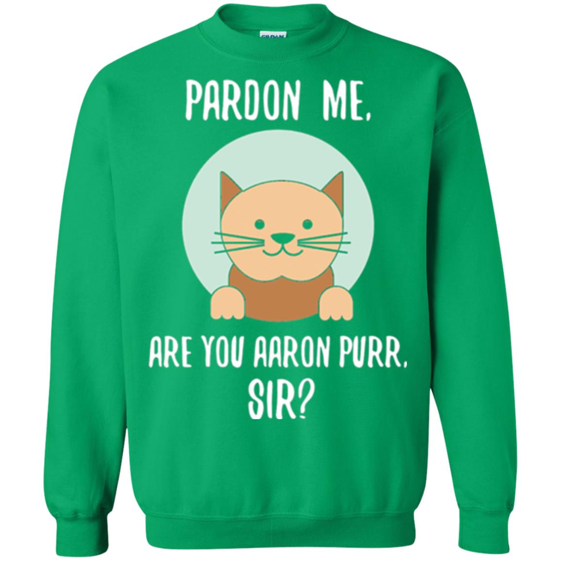 The Hamilton Cat T-shirt Pardon Me Irish Green