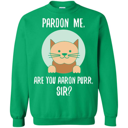 The Hamilton Cat T-shirt Pardon Me Irish Green