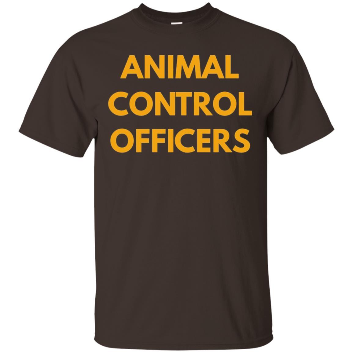 Animals Shelter T-shirt Animal Control Officers T-shirt Dark Chocolate