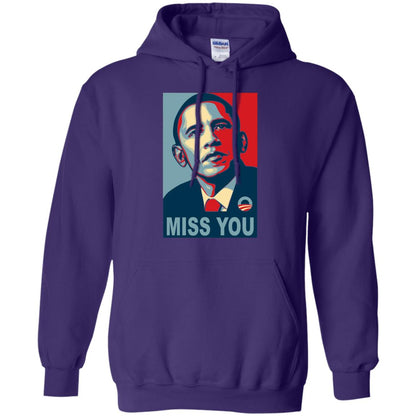 American President Miss You Political T-shirt Purple