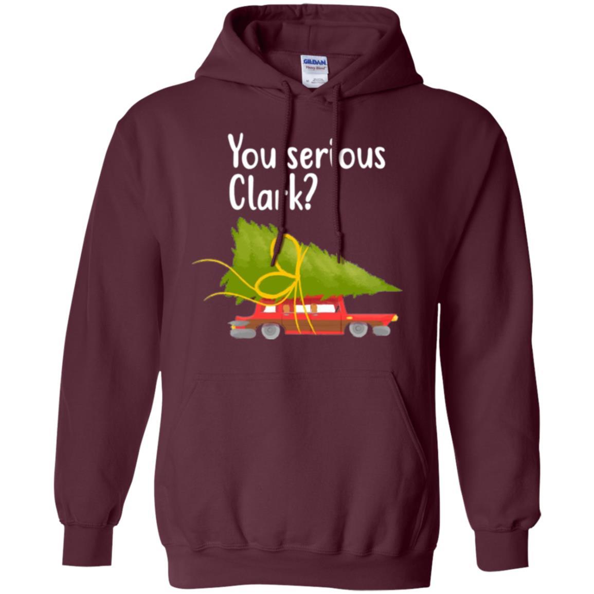 Christmas T-shirt You Serious Clark Griswold Maroon