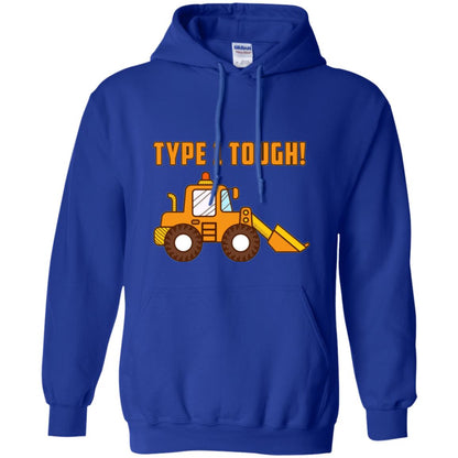 Type 1 Tough Bulldozer Diabetic Diabetes T-shirt Royal