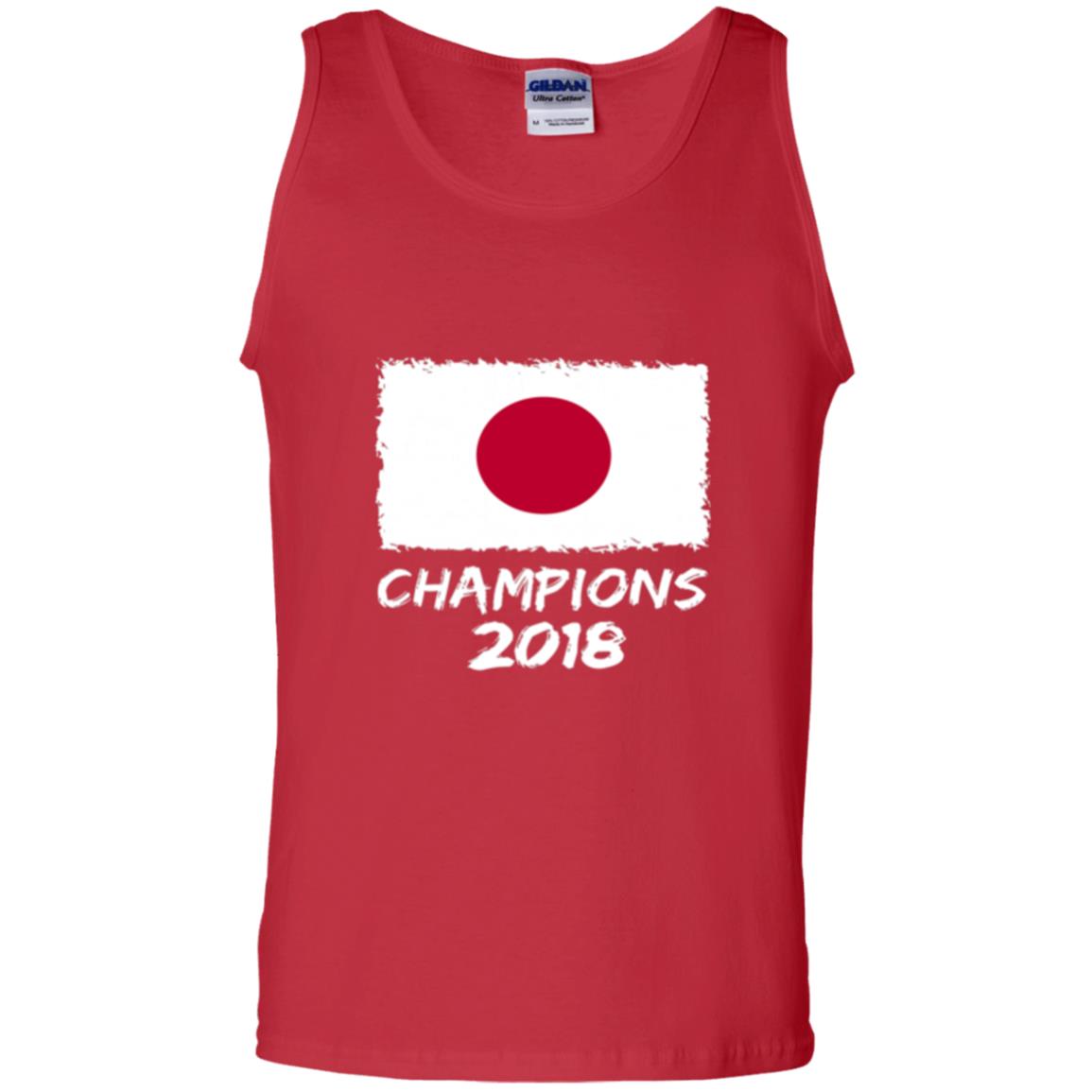 Football Lover T-shirt Japan Champions 2018 T-shirt Red
