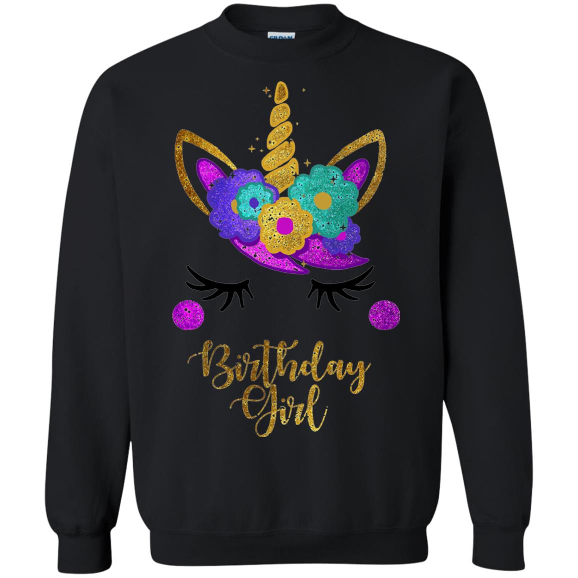 Unicorn Birthday Girl T-shirt