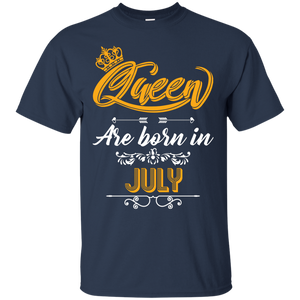 Brithday T-Shirt Queen Are Born In July