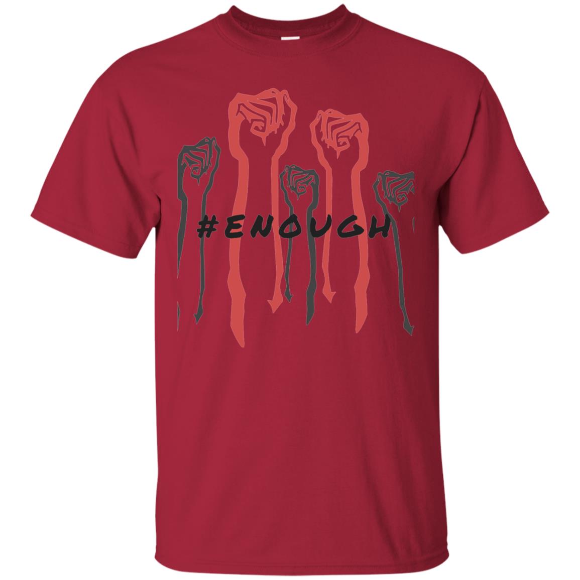 Hash Tag Enough Gun Control Shirt Cardinal