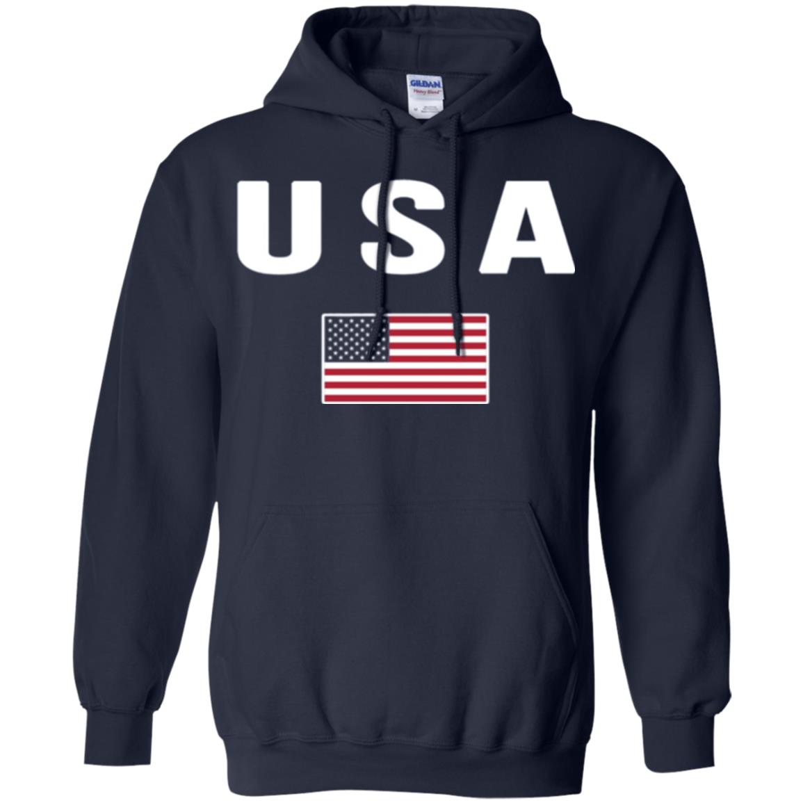 American Flag Us America United States T-shirt Navy