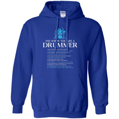 Drummer T-shirt You_re A Drummer Royal