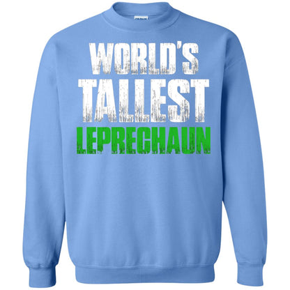 St. Patrick_s Day T-shirt World_s Tallest Leprechaun Carolina Blue
