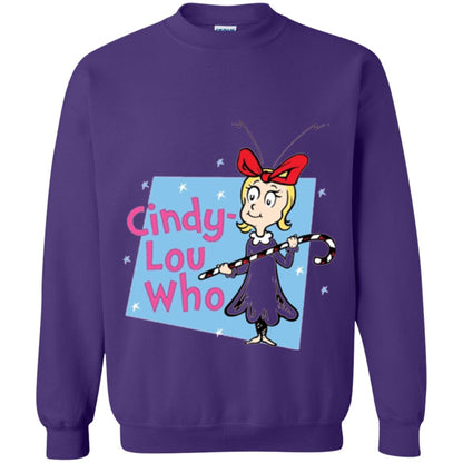 Dr. Seuss Cindy-lou Who Book Lover T-shirt Purple