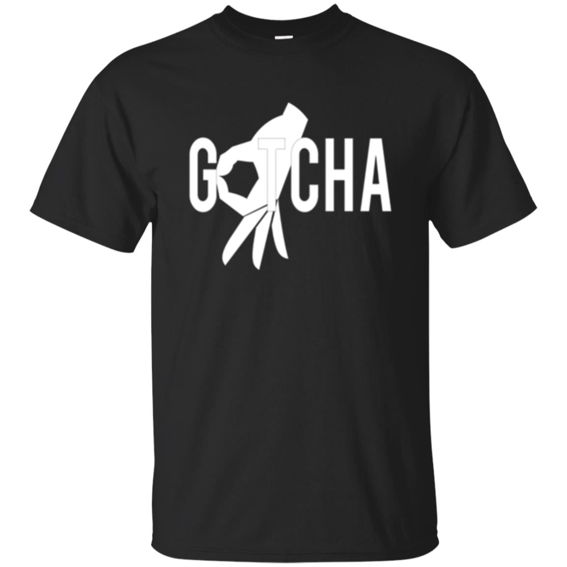 Gotcha Finger Circle Game T-shirt Black