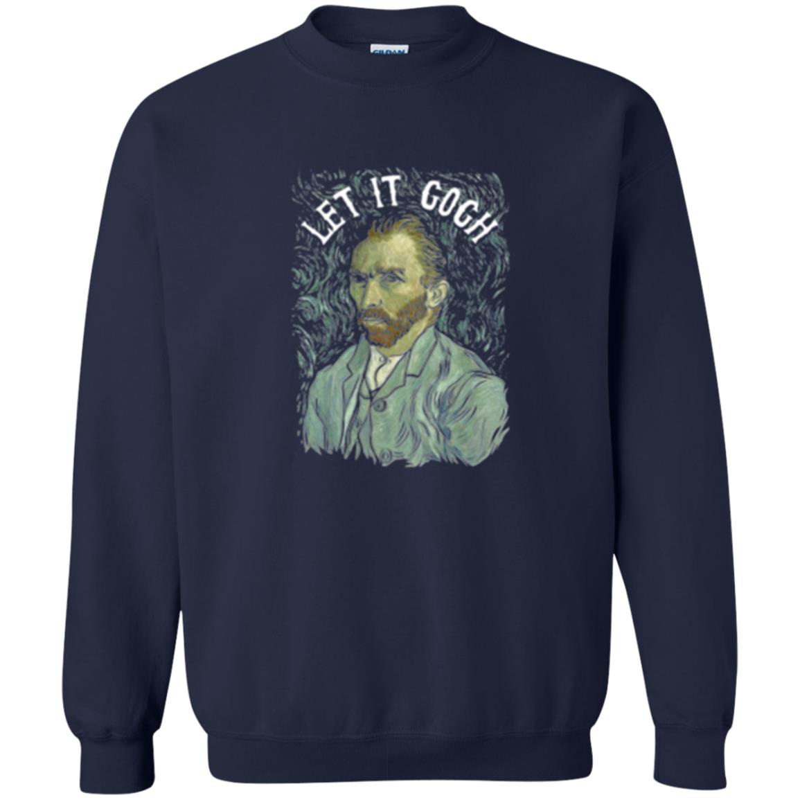 Artist T-shirt Vincent Van Let It Gogh Navy