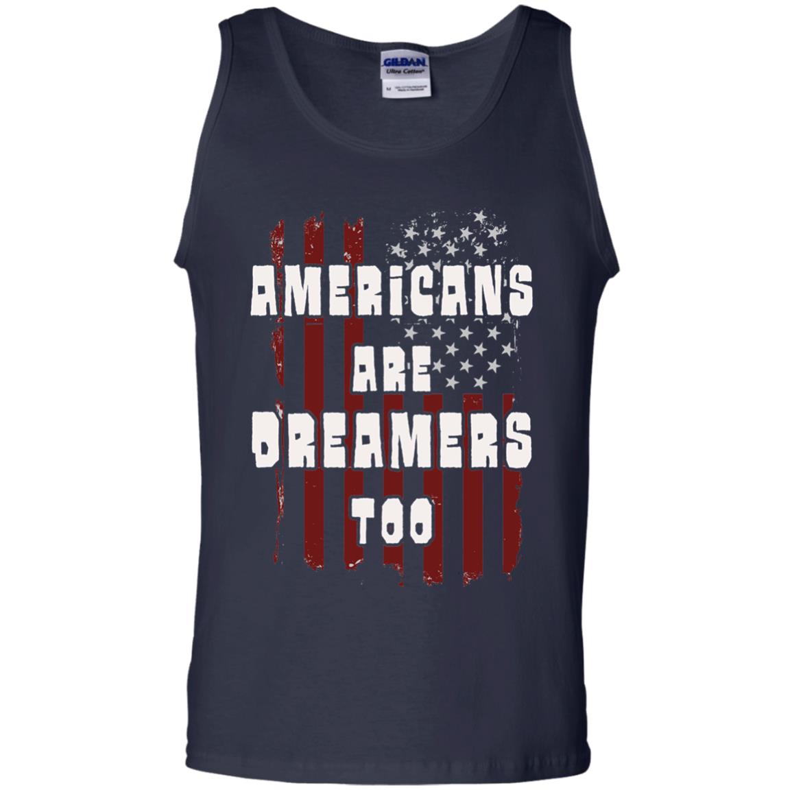 Anti Trump T-shirt Americans Are Dreamers Too Patriotic Pride Navy