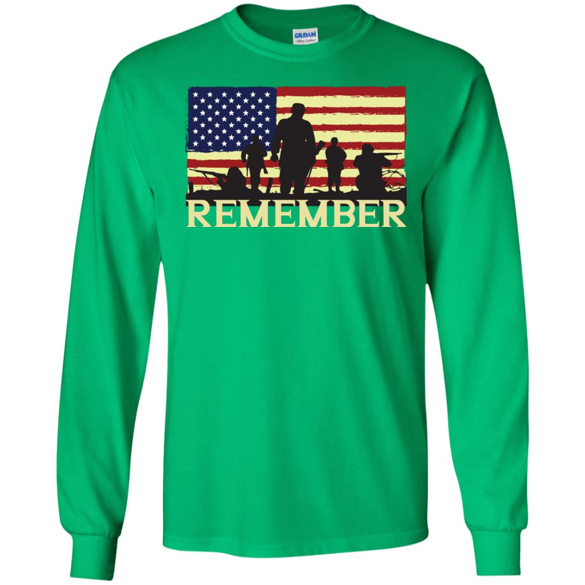 Military Of United States Memorial Day Shirt Irish Green