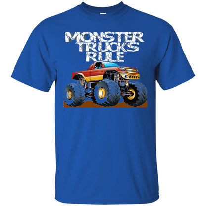 Monster Trucks Rule T-shirt Royal