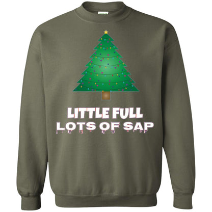 Christmas T-shirt Little Full Lots Of Sap Military Green