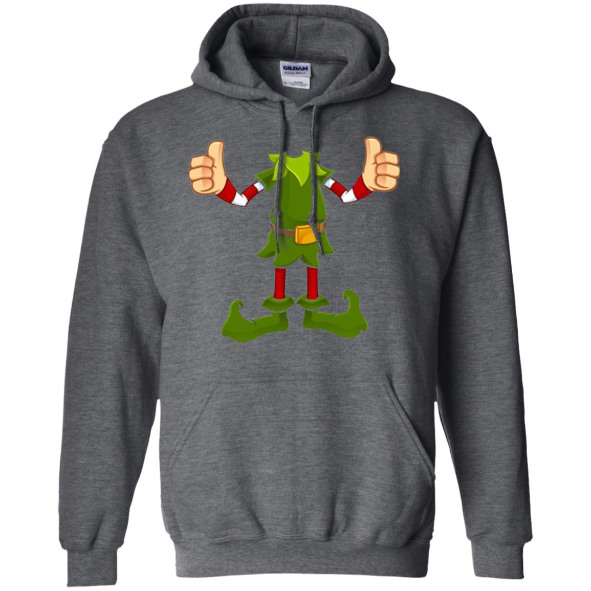 Chirstmas T-shirt Funny Elf Dark Heather