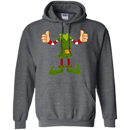 Chirstmas T-shirt Funny Elf Dark Heather