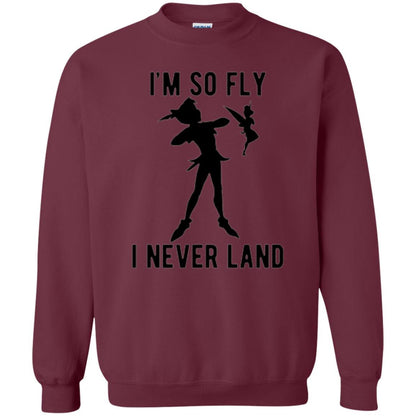 Film T-shirt Tinker Bell I'm So Fly I Never Land Maroon