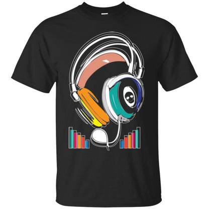 Music Lover T-shirt Sound Activated Glow Black