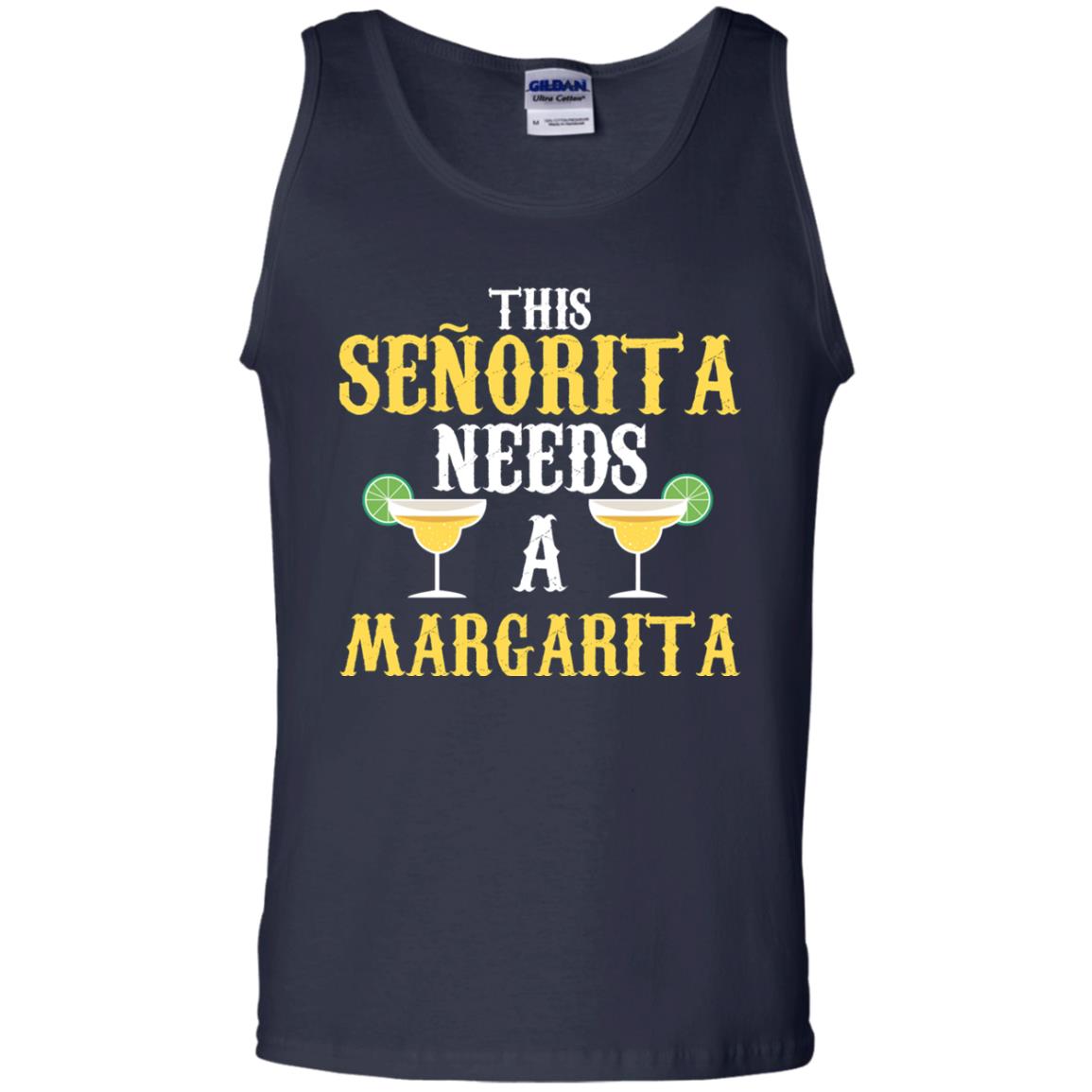 This Senorita Need A Margarita Cinco De Mayo Drinking Shirt Navy