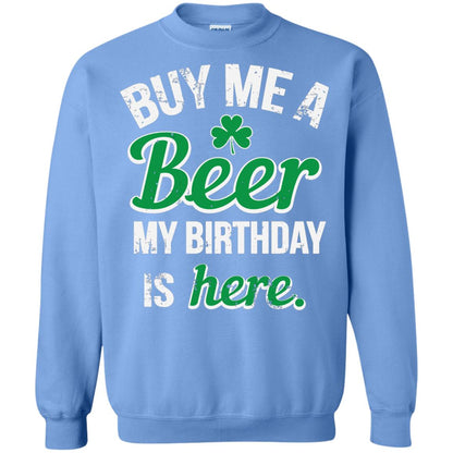 Buy Me A Beer Saint Patricks Day T-shirt Carolina Blue