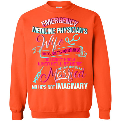Emergency Medicine Physician's Wife Yes We Are Still Married Shirt Orange