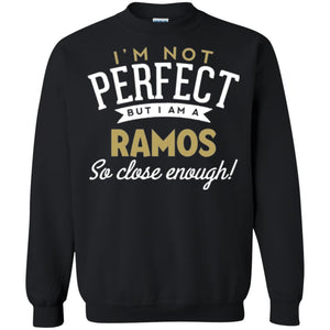 Soccer T-shirt I'm Not Perfect But I Am A Ramos