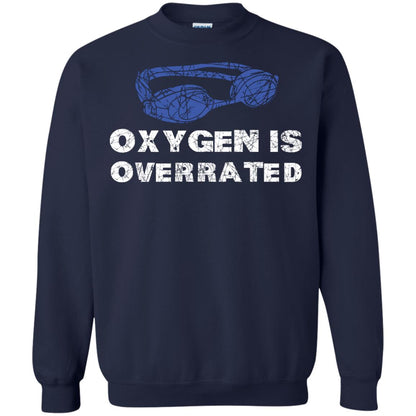 Swimming Lover T-shirt Oxygen Is Overrated Navy