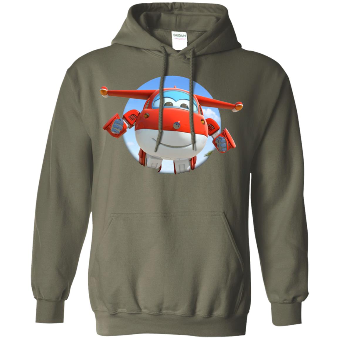 Super Wings Jett Movie Lover T-shirt Military Green