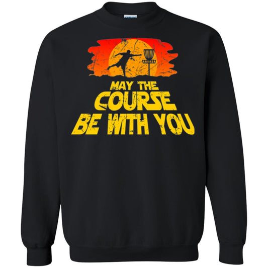 Disc Golf T-shirt May The Course Be With You Black
