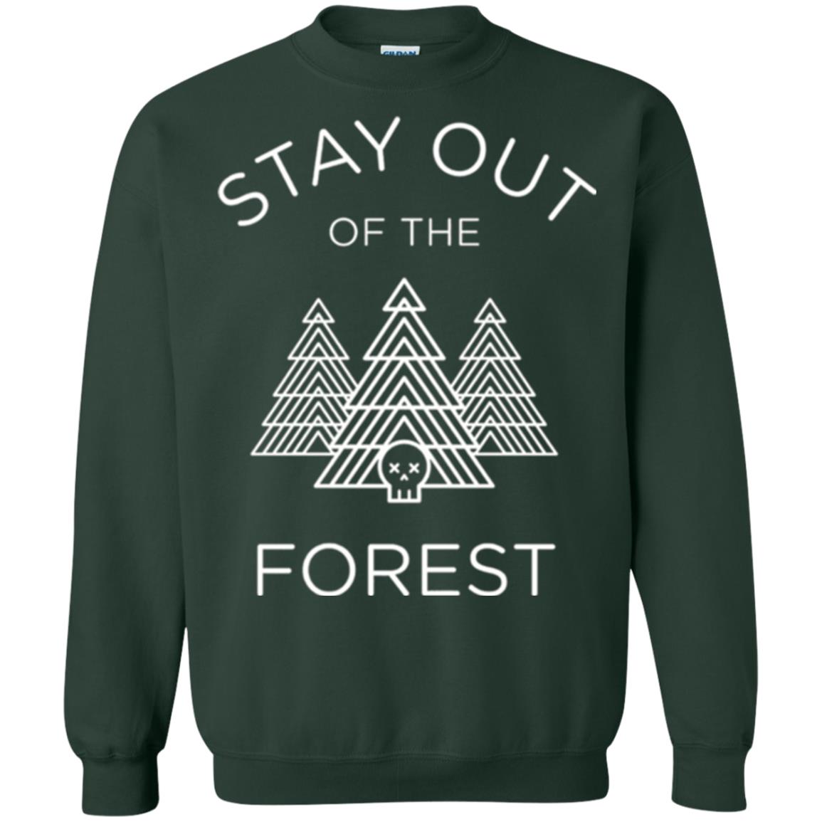 Murderino T-shirt -stay Out Of The Forest Forest Green