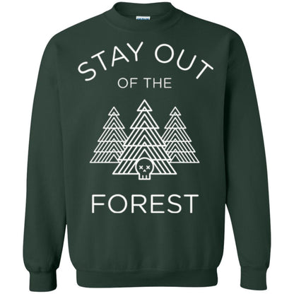 Murderino T-shirt -stay Out Of The Forest Forest Green